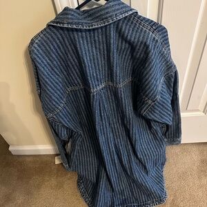 Free People We The Free Dunes Shirt Jacket Size Large